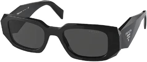 prada black rectangle sunglasses|Prada pr17ws black.